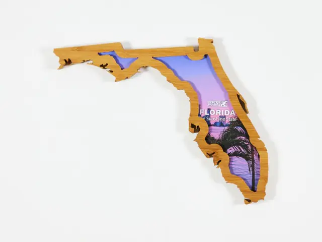 Florida Borderframe with a sunset photo